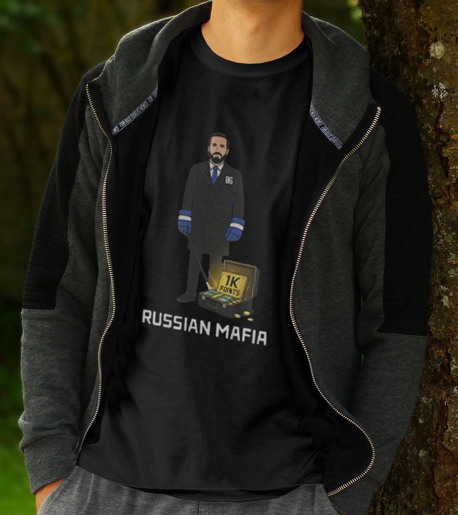 Russian Mafia Nikita Kucherov 1K Points Milestone Tampa Bay Lightning T-Shirt