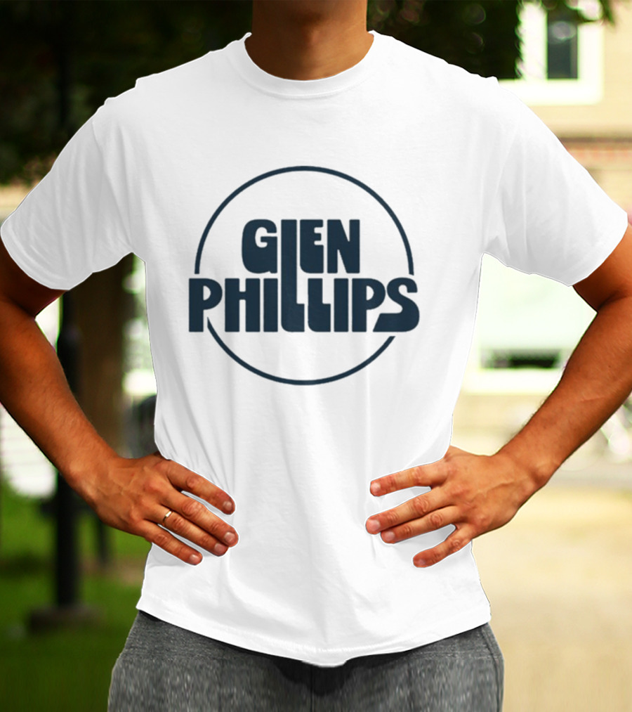 Glen Phillips Retro Circle Design T-Shirt