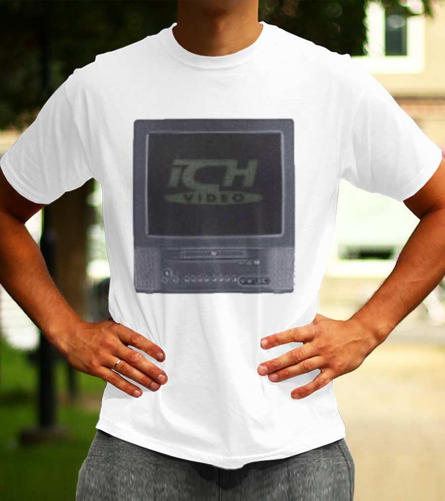 ICHpig Vintage TV Screen Iconic Design T-Shirt