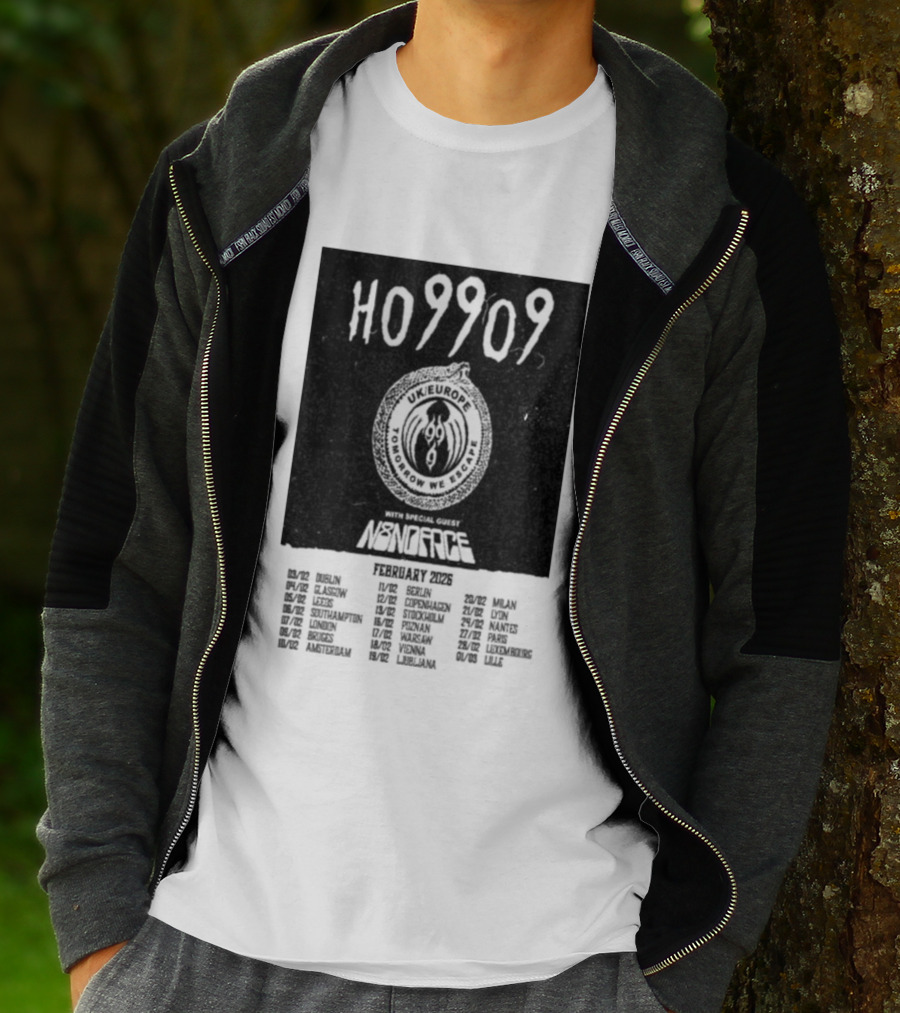 H09202 Monstercat Uncaged UK Europe February 2026 Tour T-Shirt