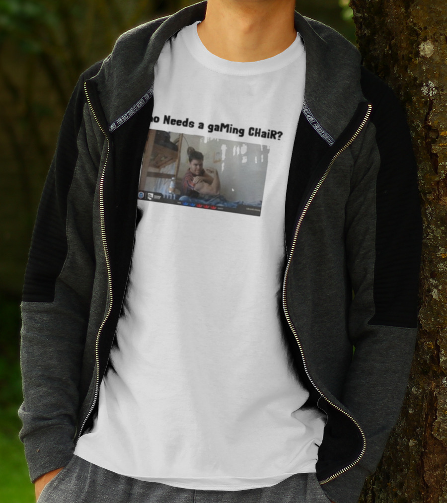 Ian77 Clash Royale Meme Who Needs A Gaming Chair Gamer Humor T-Shirt