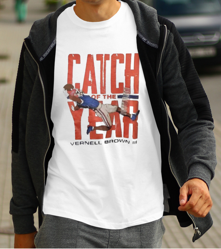 Vernell Brown III Catch Of The Year Football Action T-Shirt