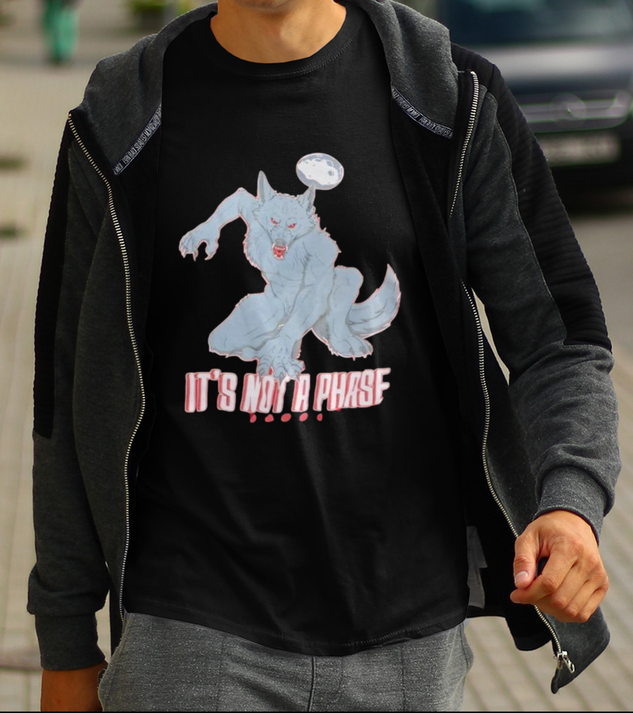 Cosmell Cosplay It’s Not A Phase Fierce Werewolf Under Moon T-Shirt