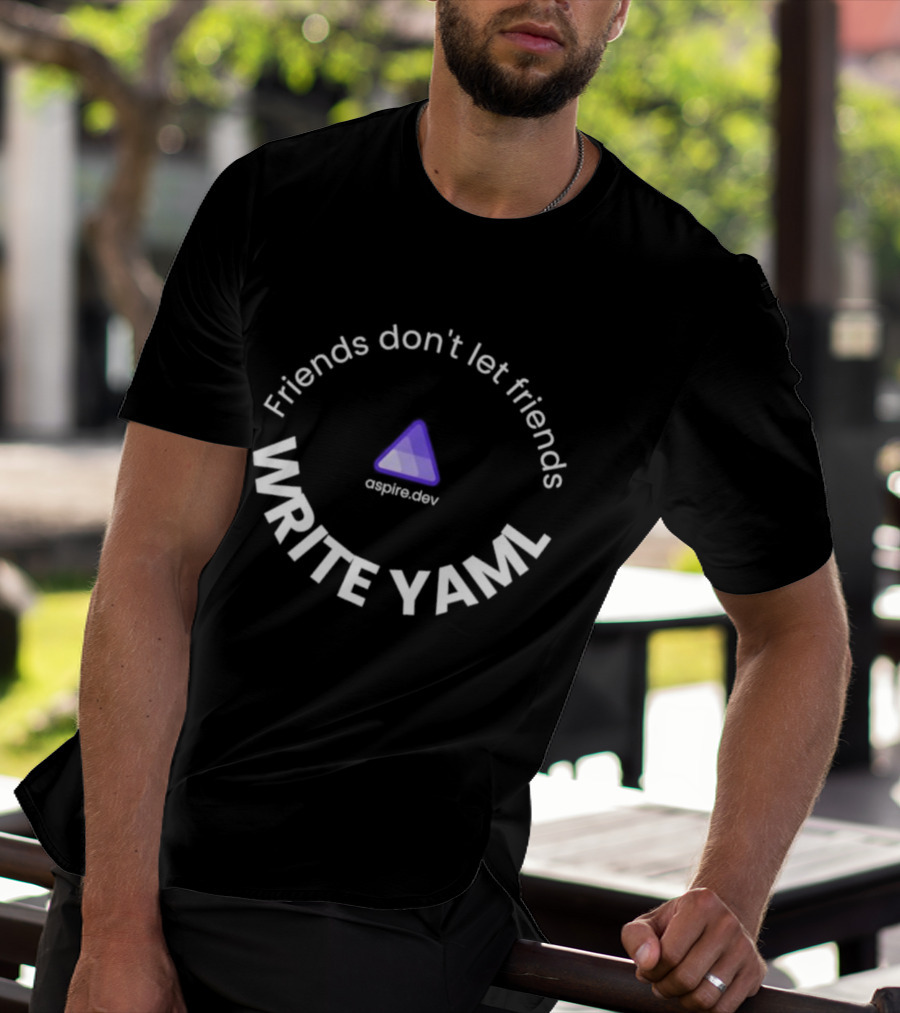 Friends Don’t Let Friends Write YAML Coder Humor At Emplem Dev T-Shirt