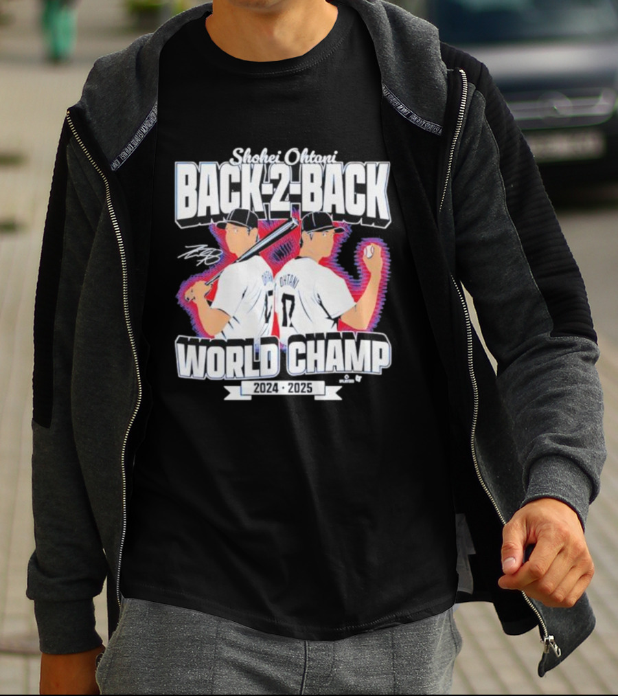 Shohei Ohtani Back-2-Back World Champ 2024 2025 T-Shirt