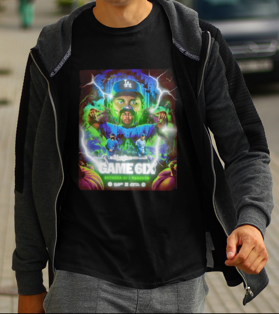 Los Angeles Dodgers Vs Toronto Blue Jays World Series Game 6ix October 31 Toronto T-Shirt