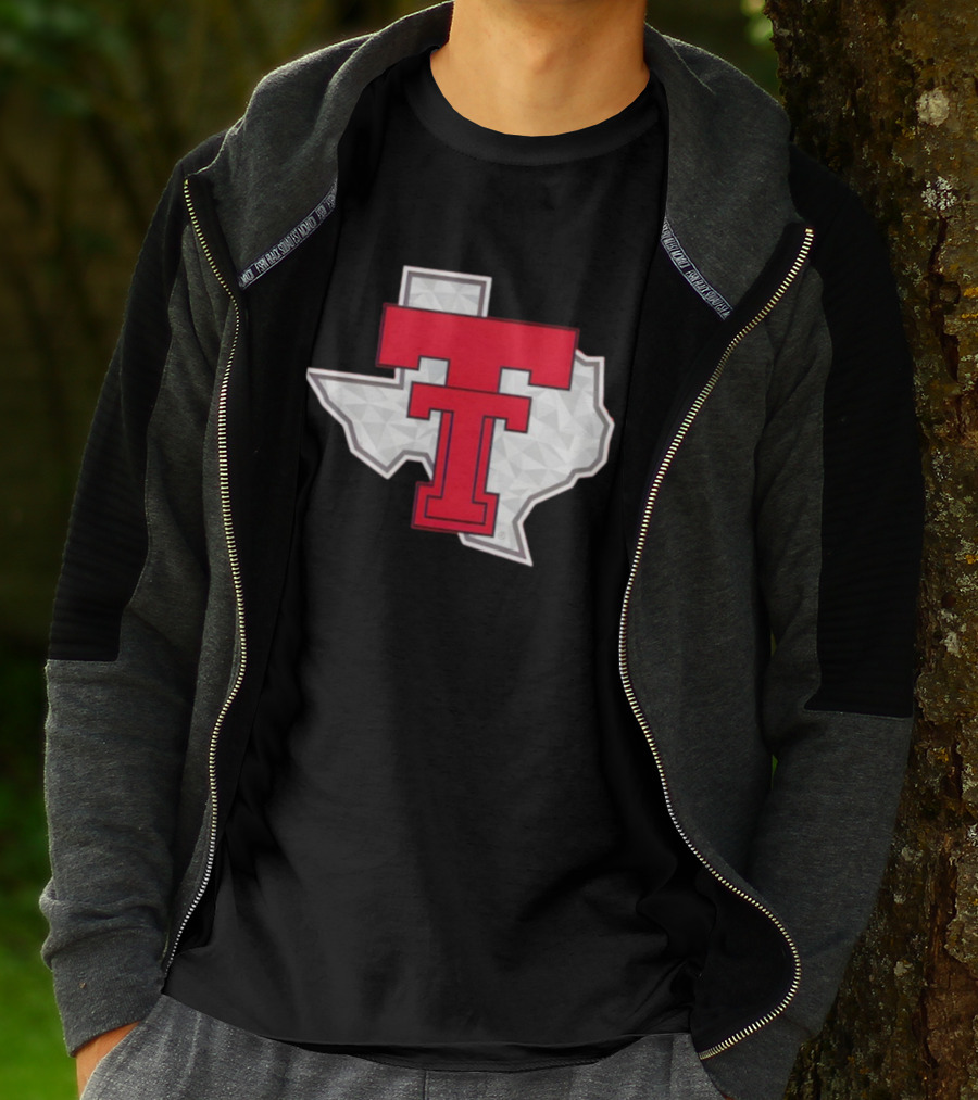Texas Tech Red Raider Galvanized Pride State Emblem T-Shirt