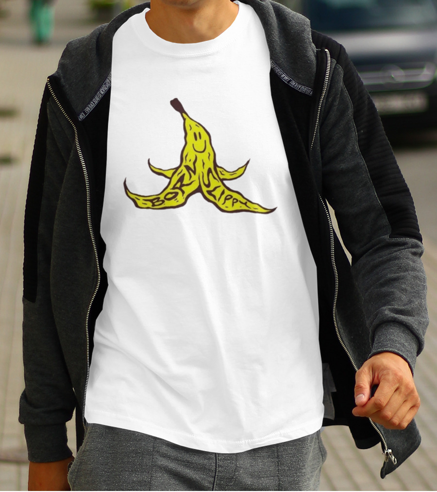 Born Slippy Banana Happy Face Icon Nostalgia T-Shirt
