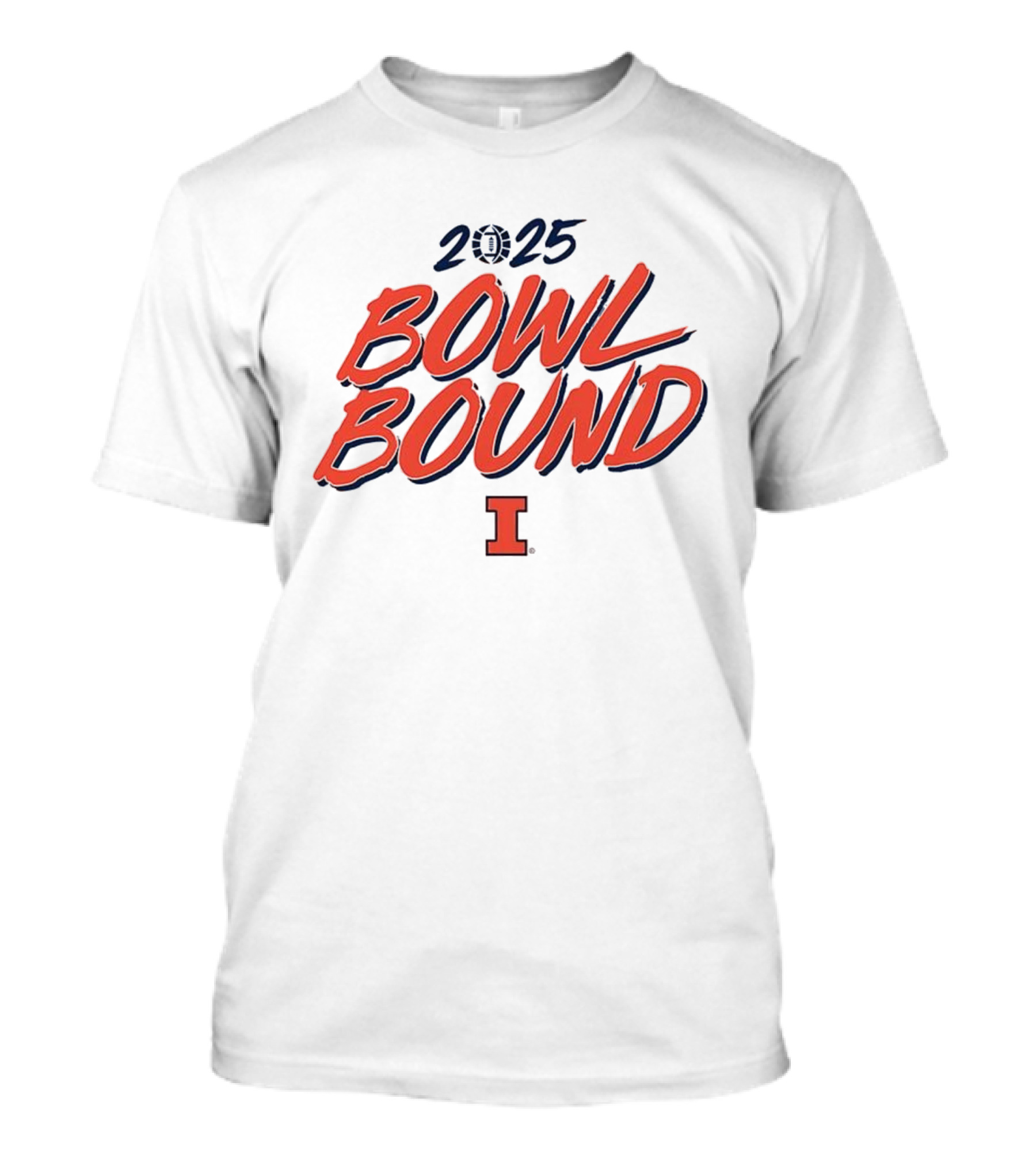 2025 Bowl Bound Illinois Fighting Illini Football T-Shirt