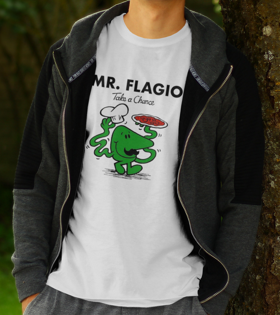 Mr. Flagio Take A Chance Chef Pizza T-Shirt