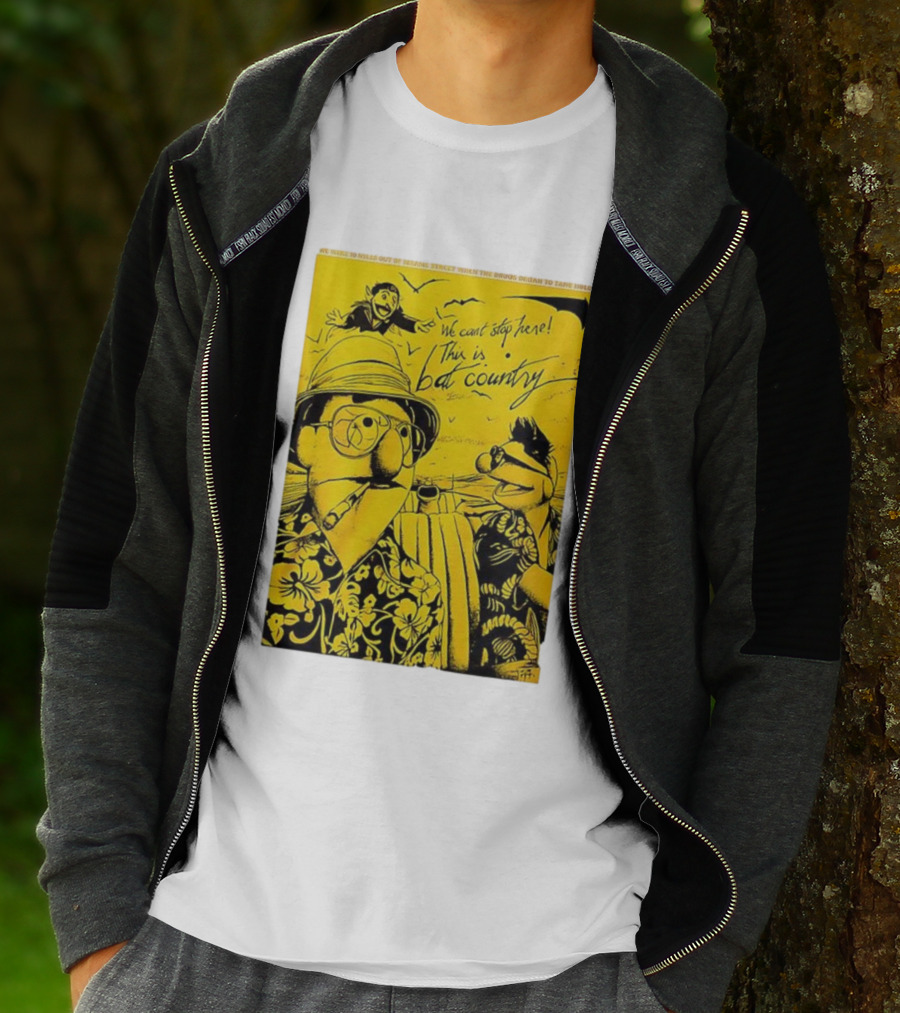 Muppets We Can't Stop Here This Is Bat Country Hunter S Thompson Parody T-Shirt