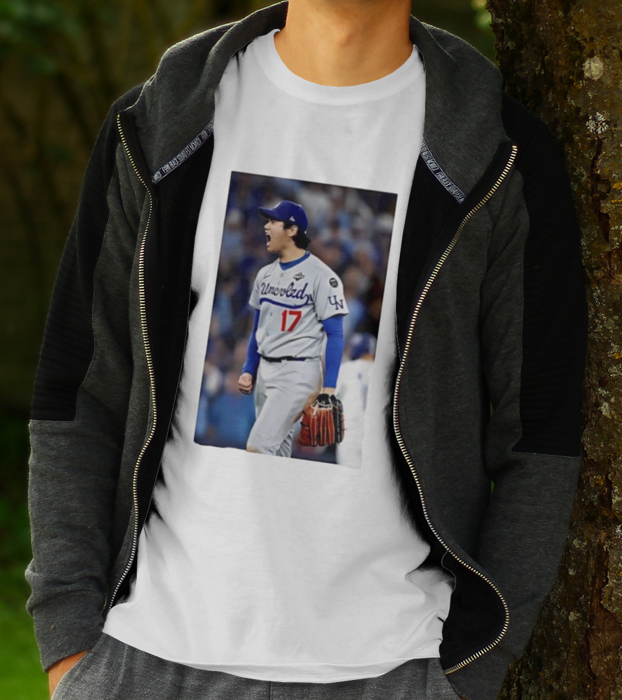 Shohei Ohtani Uncoded LA Player Number 17 T-Shirt