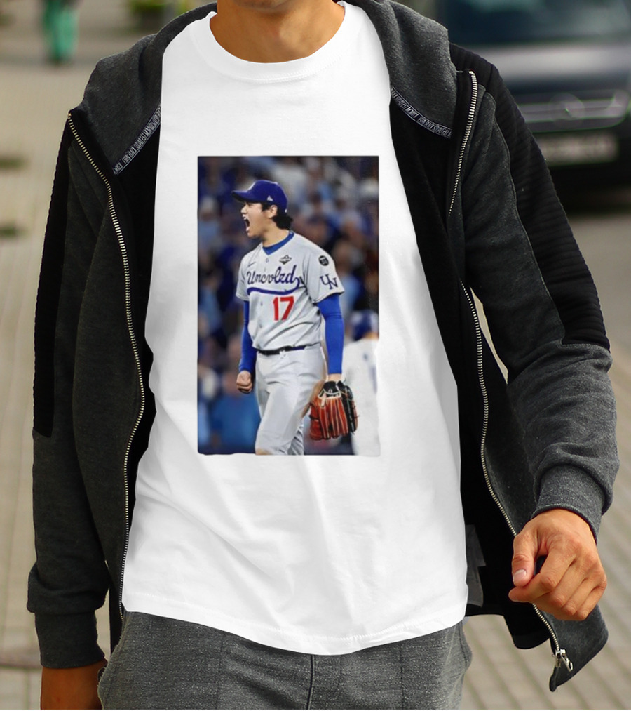 Shohei Ohtani Uncoded LA Player Number 17 T-Shirt