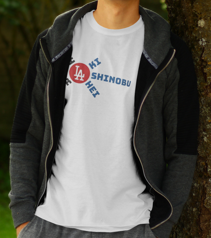 Shohei Roki Shinobu Hei LA Japan Baseball T-Shirt