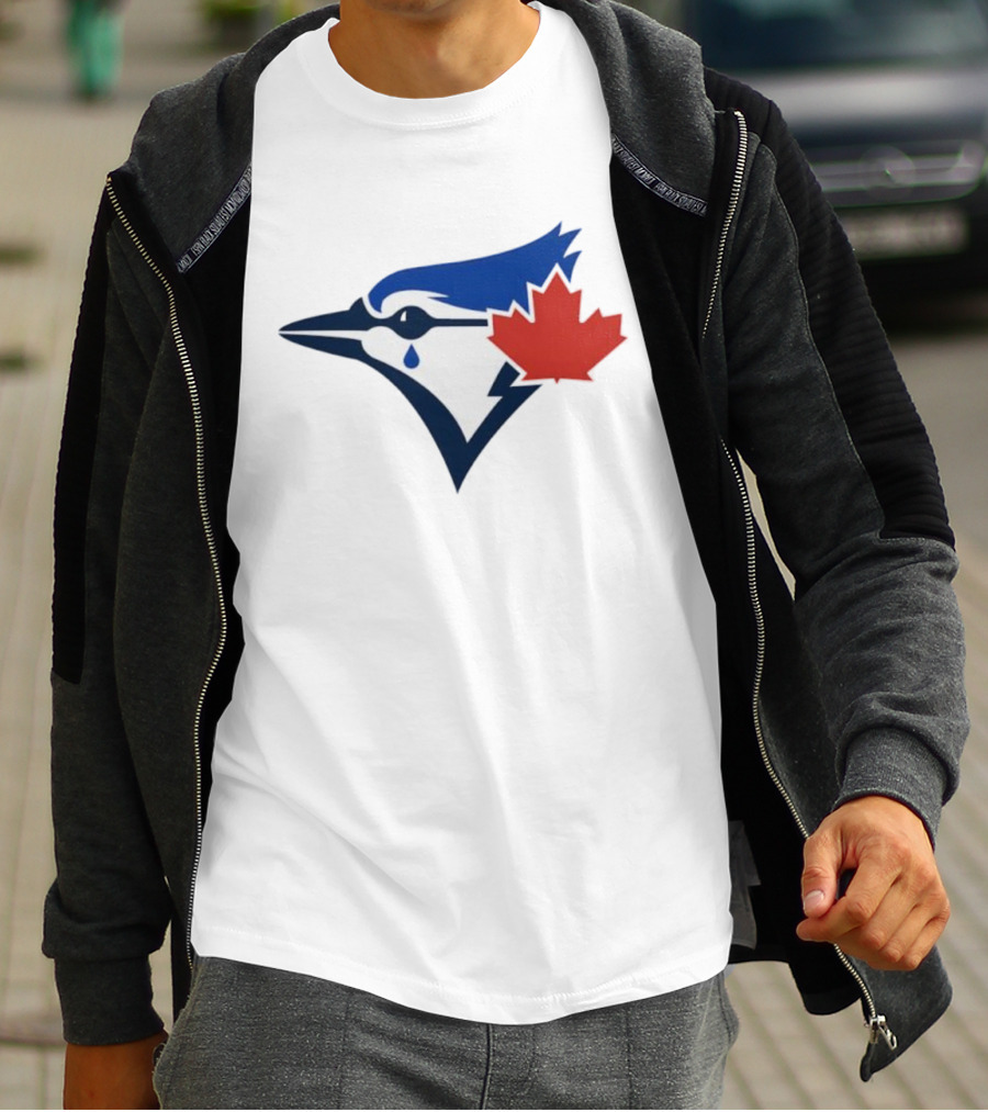 Toronto Blue Jays Maple Leaf Logo With Tear Drop T-Shirt