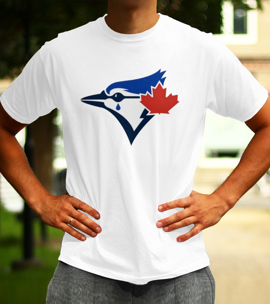Toronto Blue Jays Maple Leaf Logo With Tear Drop T-Shirt
