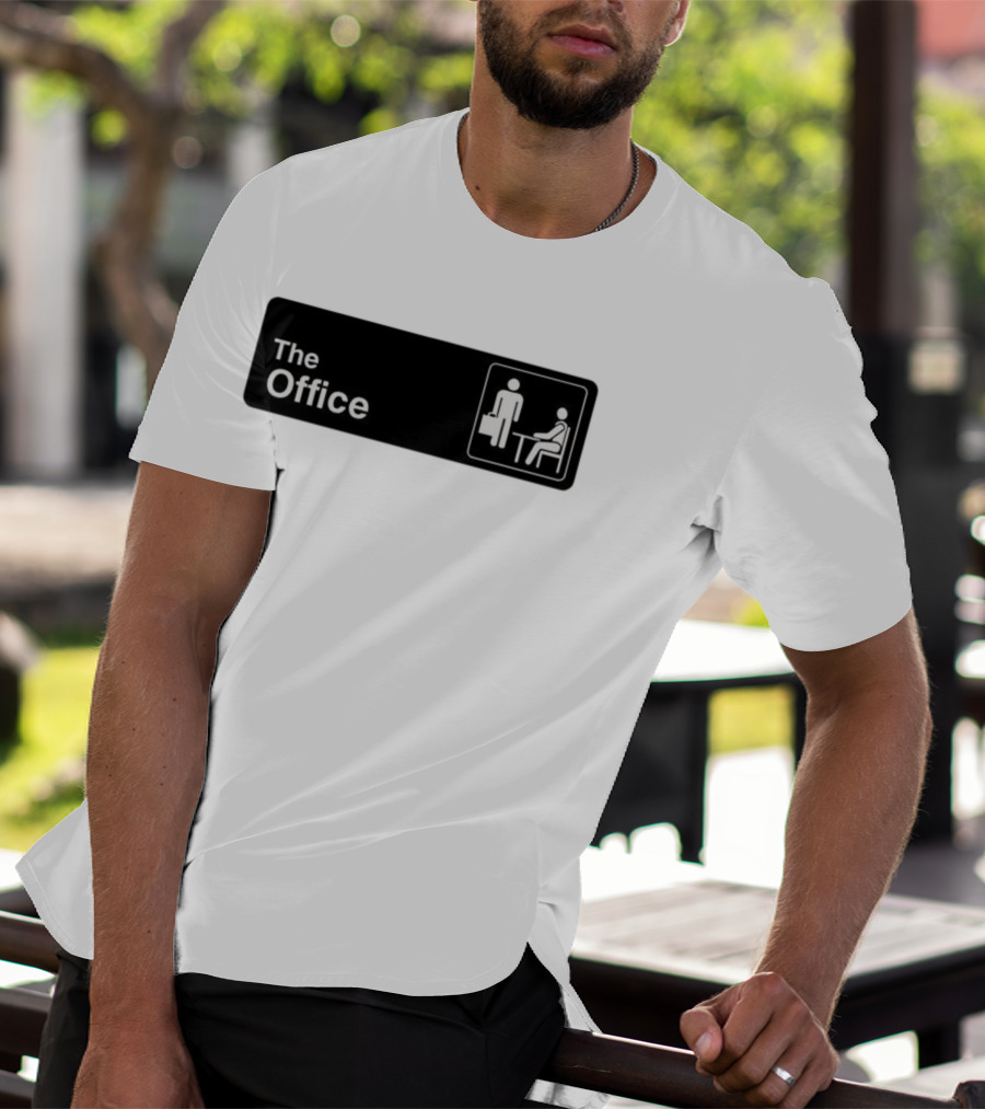 The Office Black And White Iconic Symbol Design T-Shirt