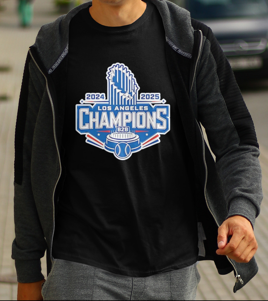 2024 2025 Los Angeles B2B Champions Baseball Cup T-Shirt