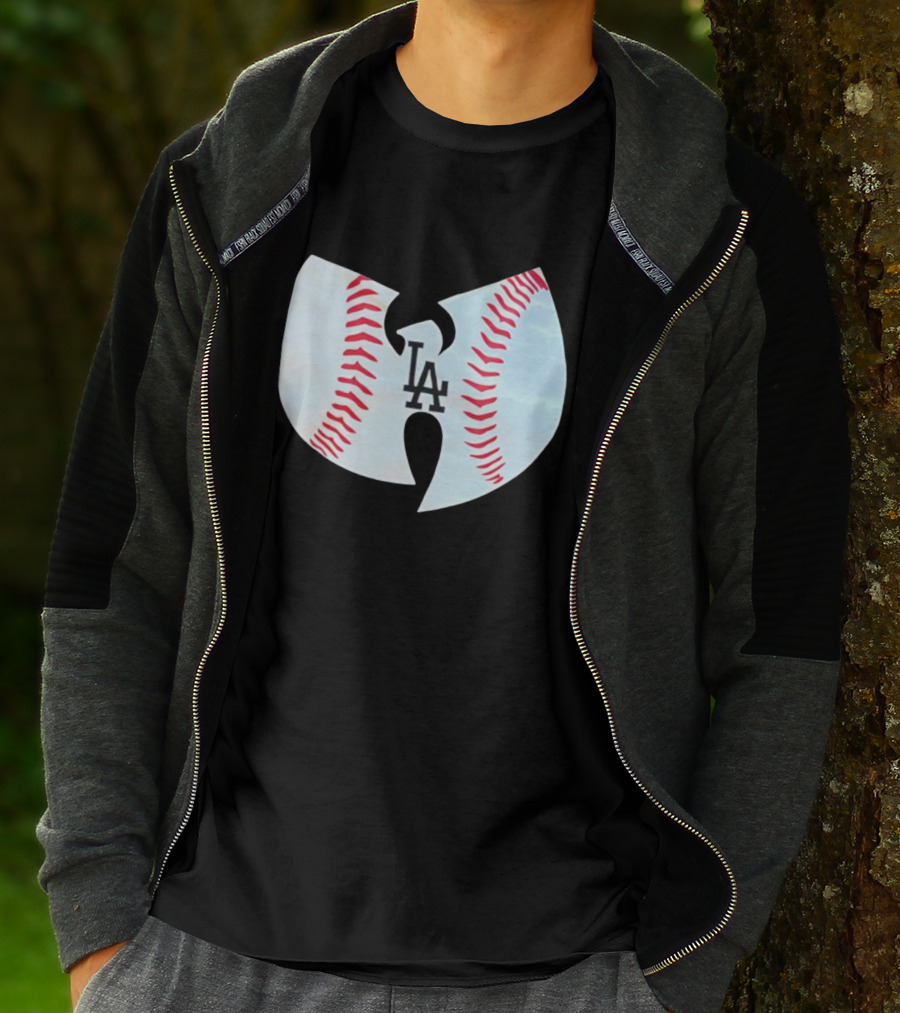 Los Angeles Dodgers Wu Tang Clan Baseball Collaboration T-Shirt