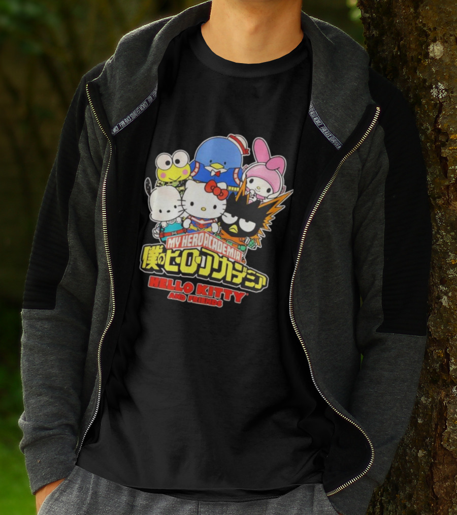 My Hero Academia Boku No Hiro Akademia Hello Kitty And Friends T-Shirt