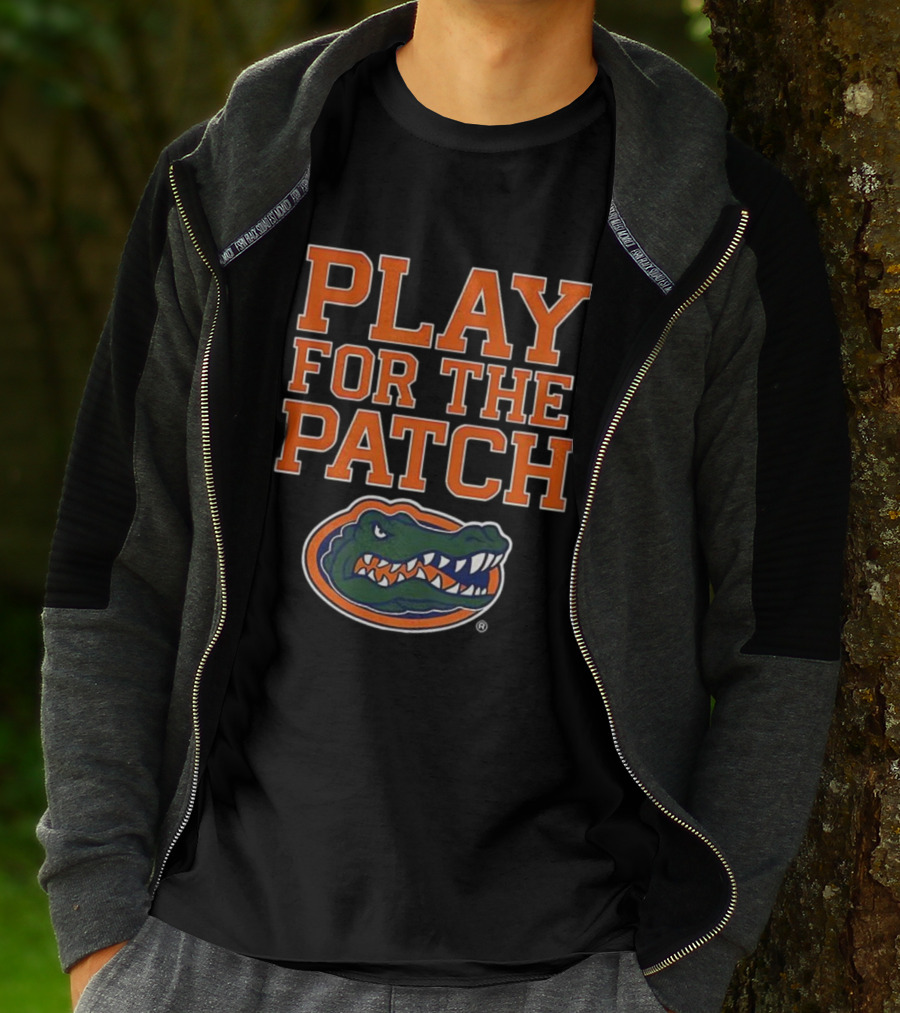 Play For The Patch Florida Gators Alligator Emblem T-Shirt