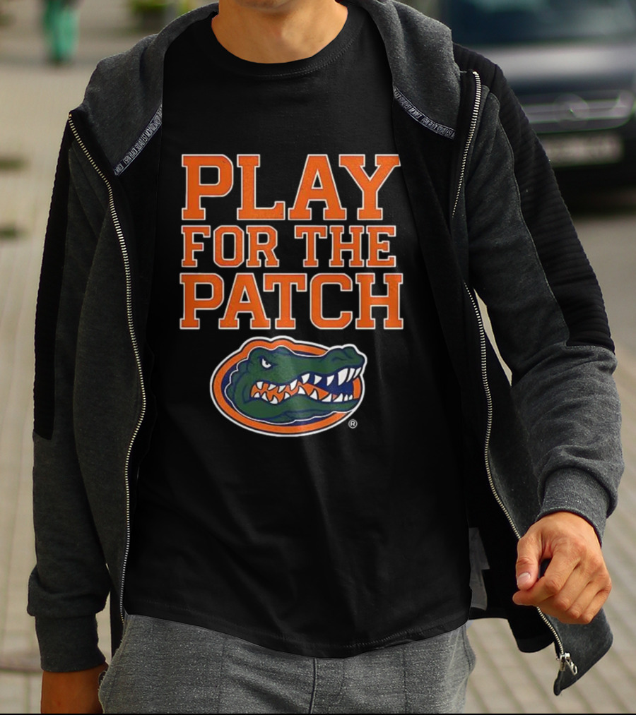 Play For The Patch Florida Gators Alligator Emblem T-Shirt