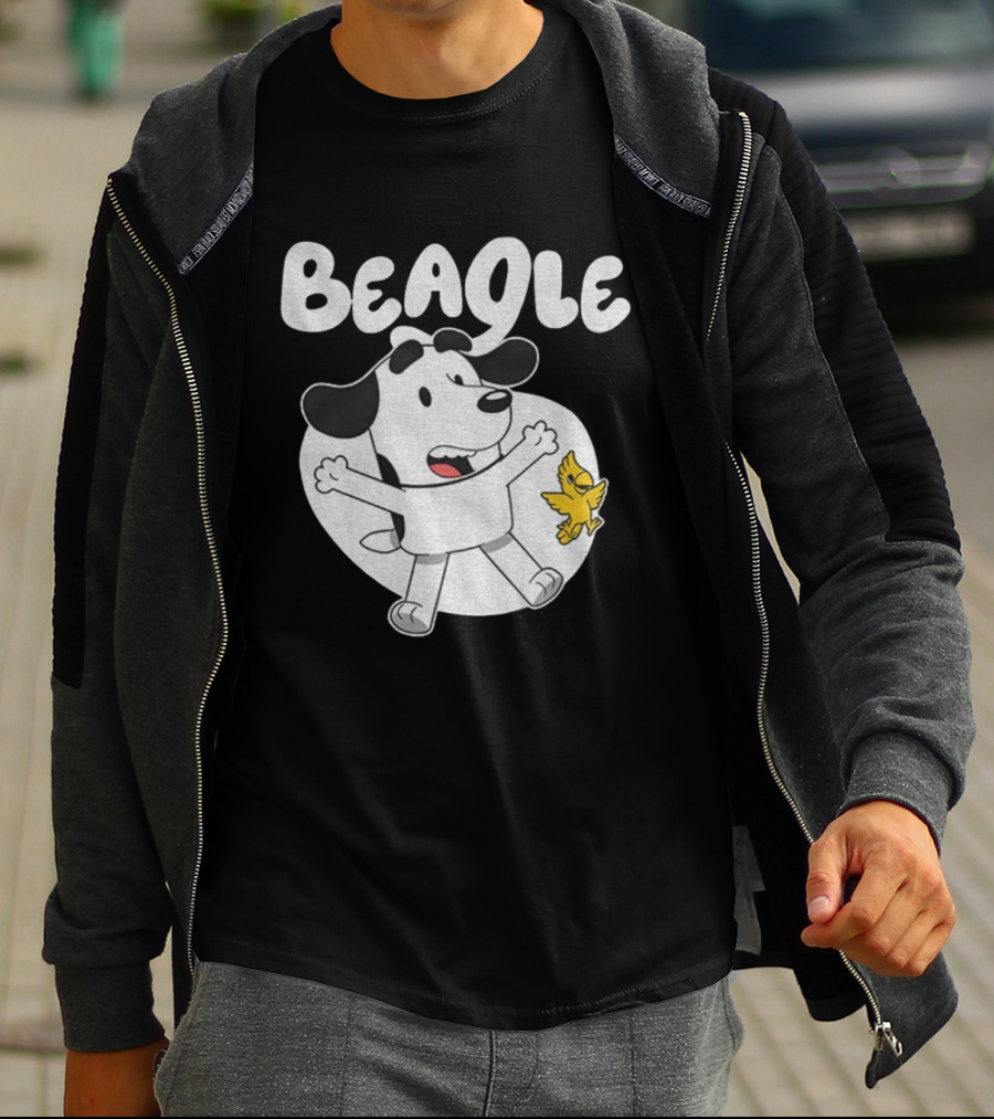 Snoopy Woodstock Bluey Beagle Dog Children Animation T-Shirt