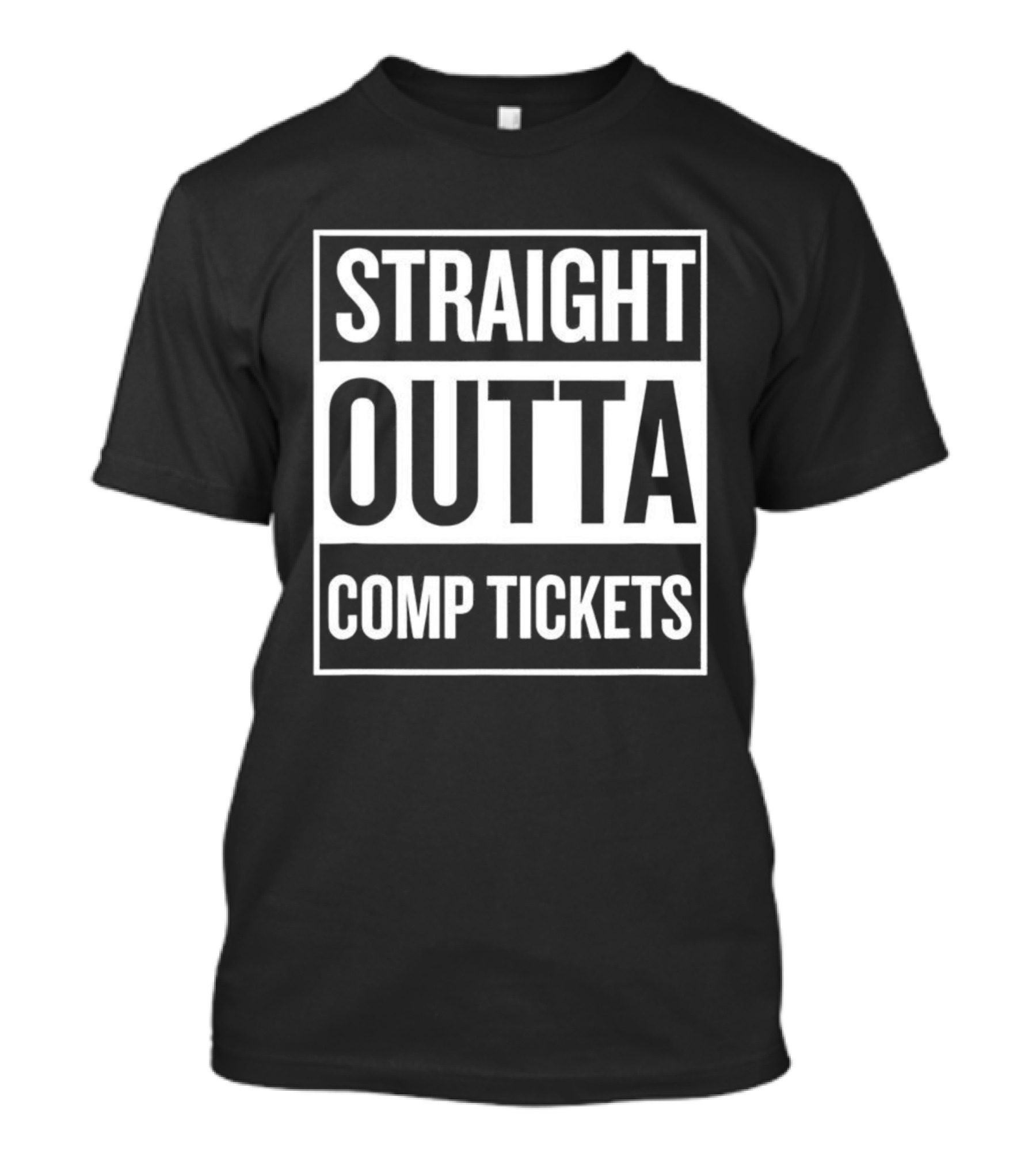 Straight Outta Comp Tickets Retro T-Shirt