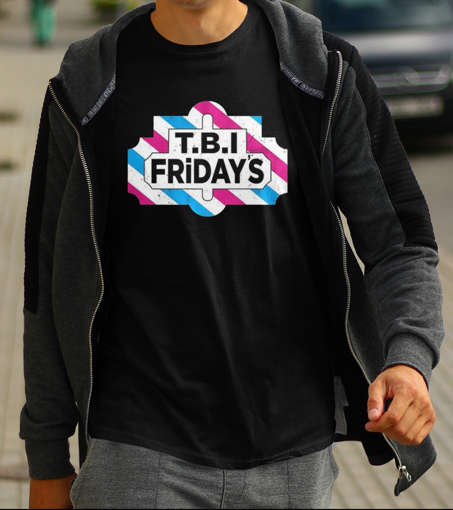 T.B.I Friday's Transgender Pride Flag T-Shirt