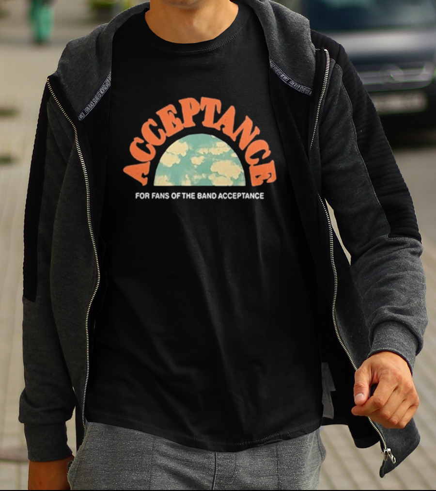 ACCEPTANCE Clouds Logo For Fans Of The Band Acceptance T-Shirt