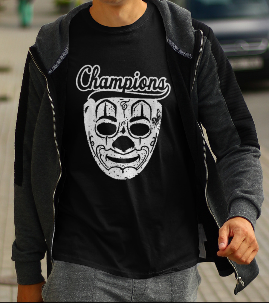 Los Angeles Dodgers Champions Game Day MLB World Series 2025 Mask T-Shirt