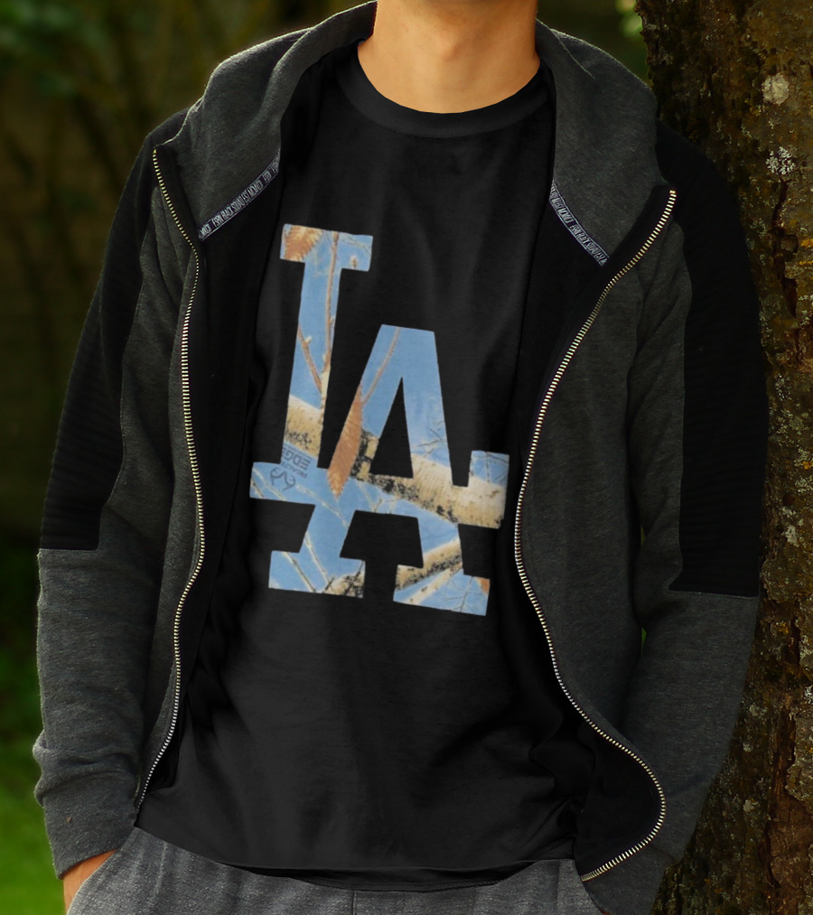 Los Angeles Dodgers LA Realtree Edge Camouflage T-Shirt