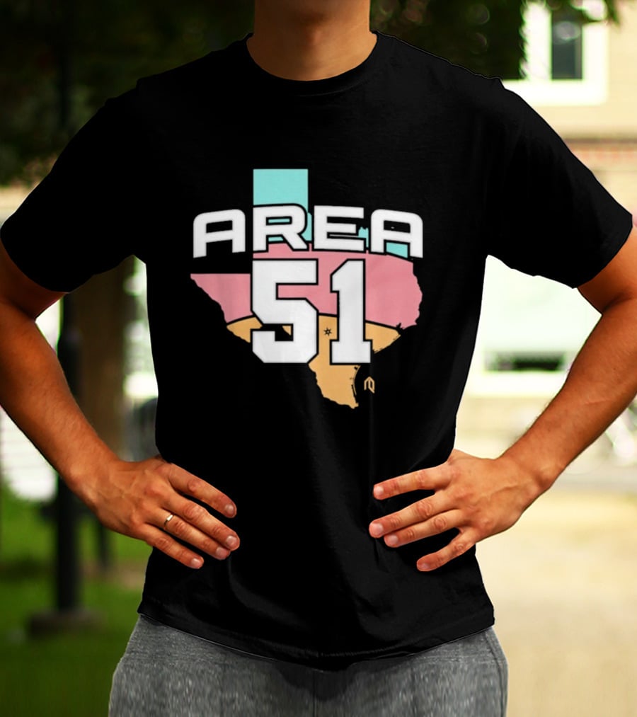San Antonio Spurs Area 51 Texas Basketball Theme T-Shirt