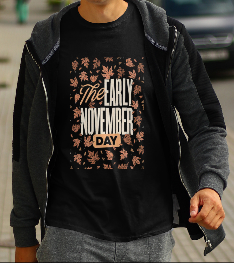 The Early November Day Leaf Pattern 2025 Tour T-Shirt