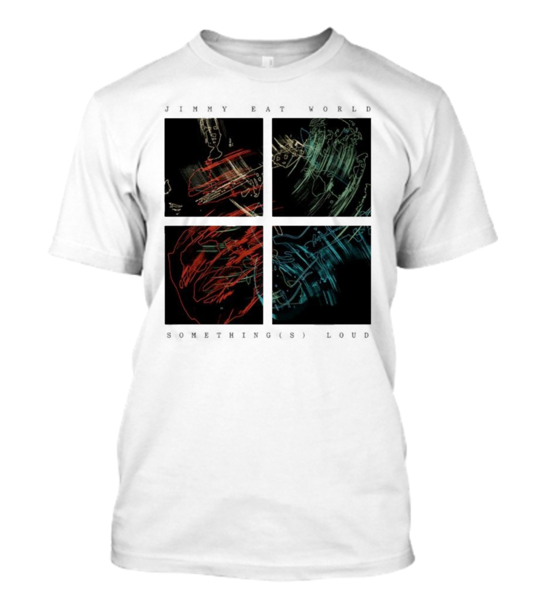 Jimmy Eat World Somethings Loud Quad Abstract Art T-Shirt