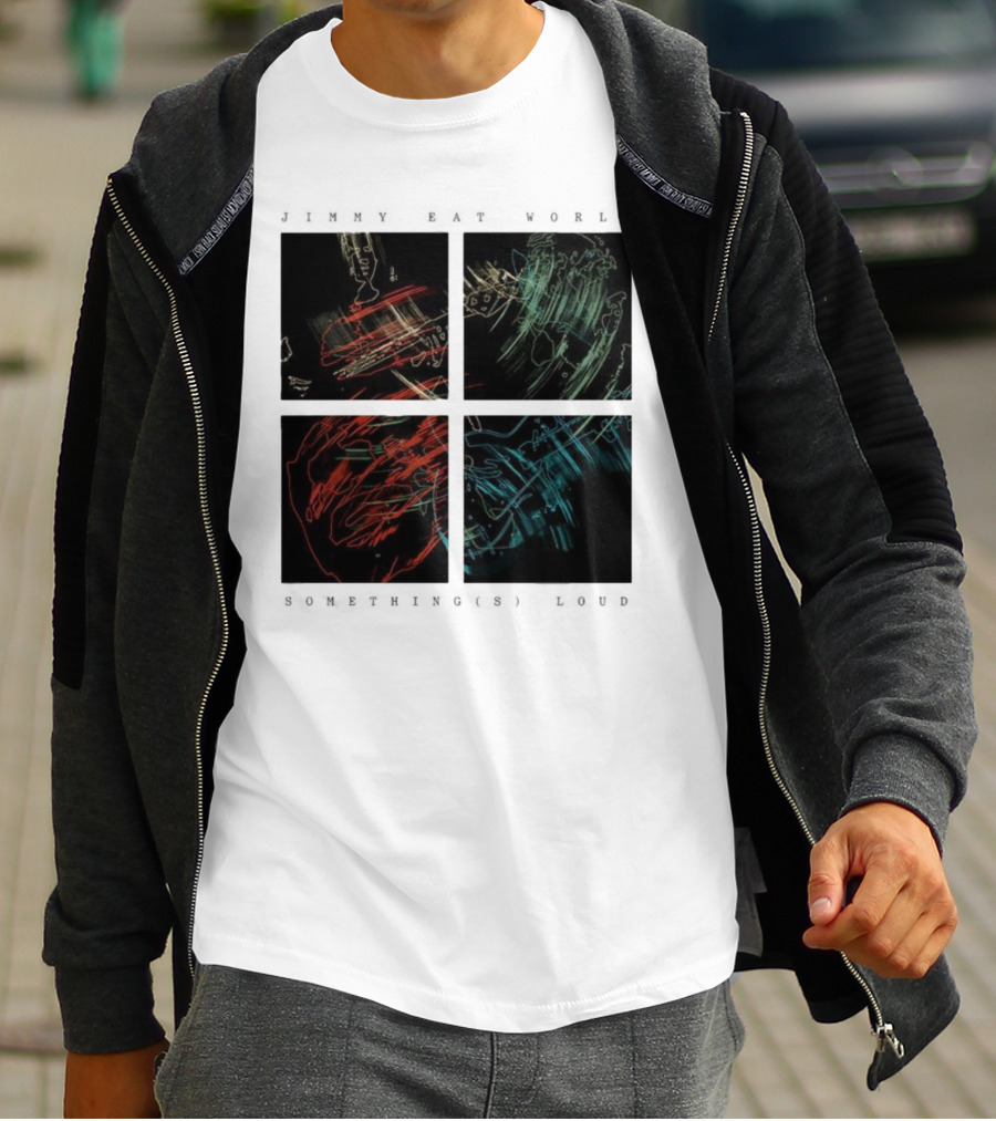 Jimmy Eat World Somethings Loud Quad Abstract Art T-Shirt