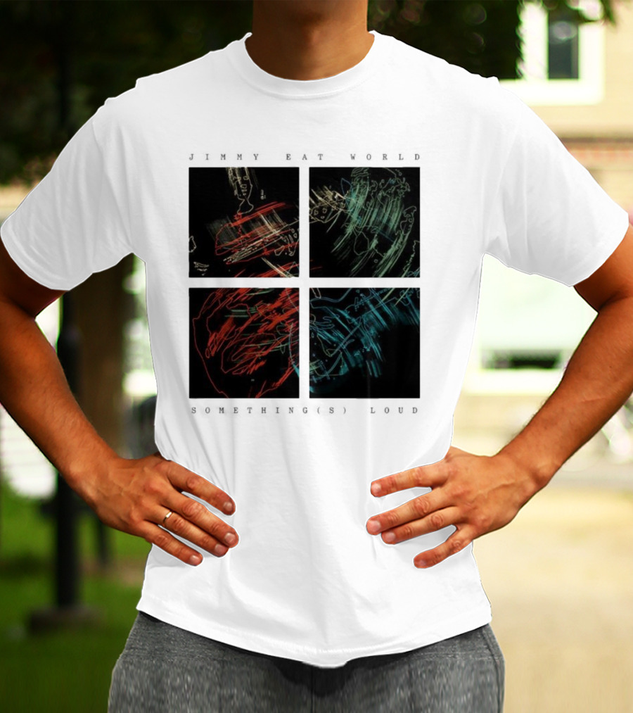 Jimmy Eat World Somethings Loud Quad Abstract Art T-Shirt