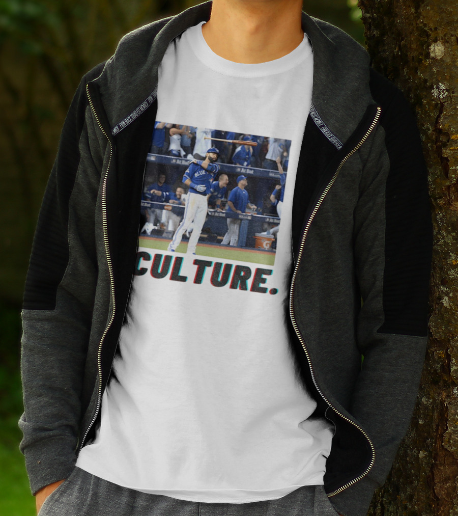 Blue Jays Jose Bautista Iconic Bat Flip Culture Celebration T-Shirt