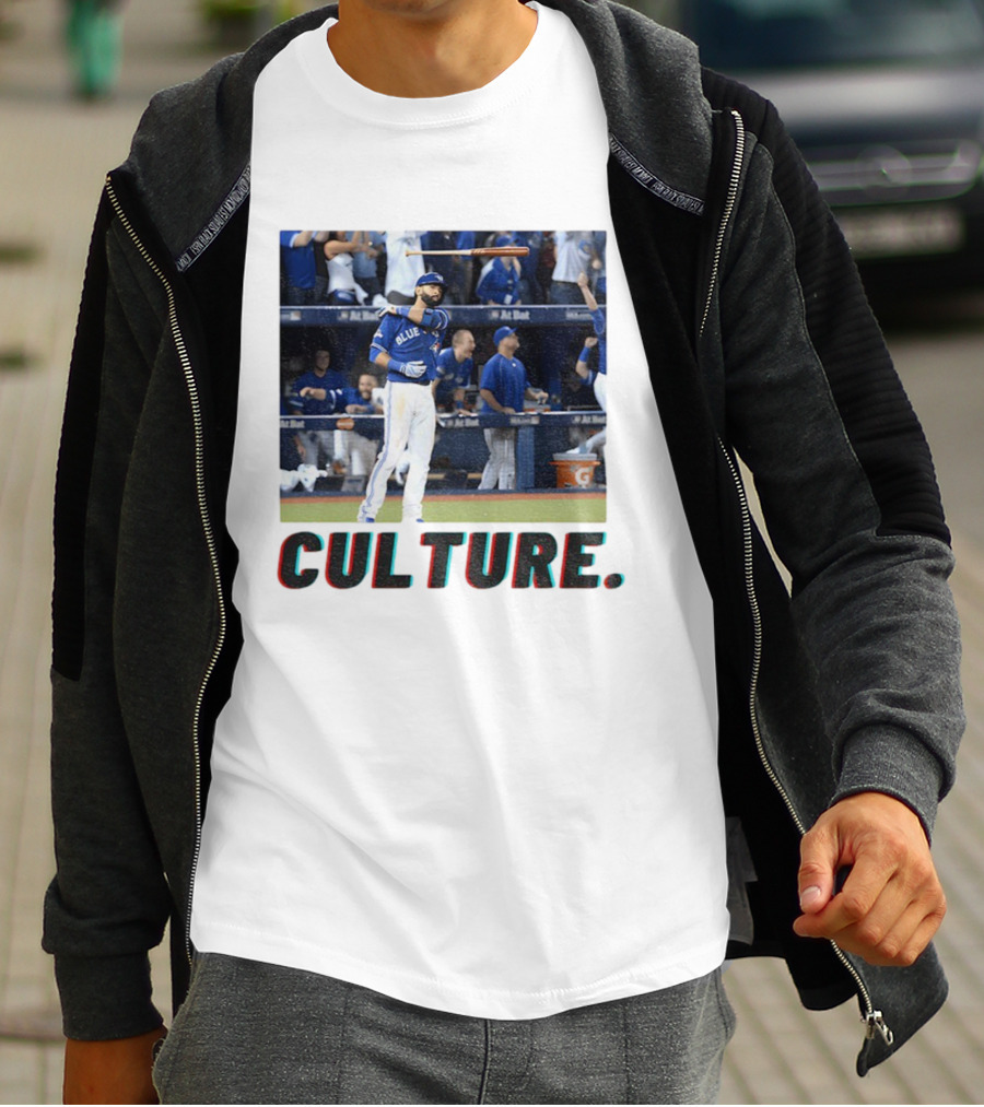 Blue Jays Jose Bautista Iconic Bat Flip Culture Celebration T-Shirt