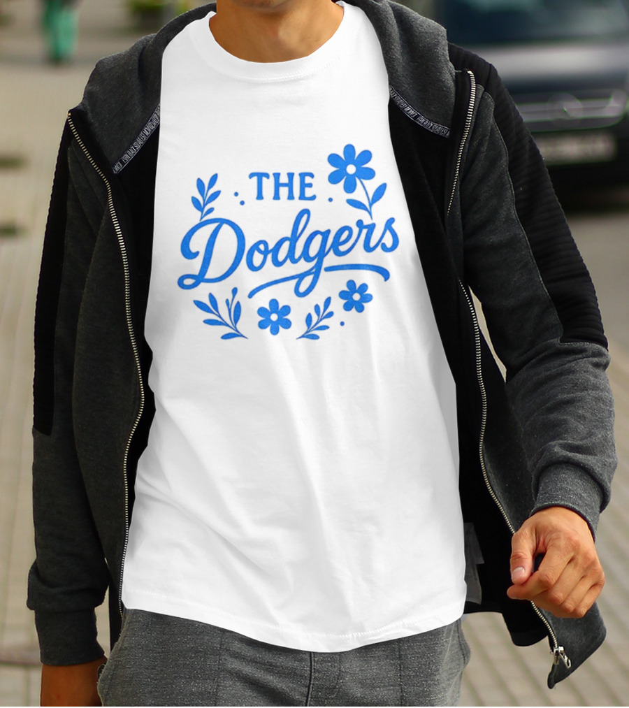 Floral Dodgers World Series 2025 Los Angeles Dodgers Flowers T-Shirt