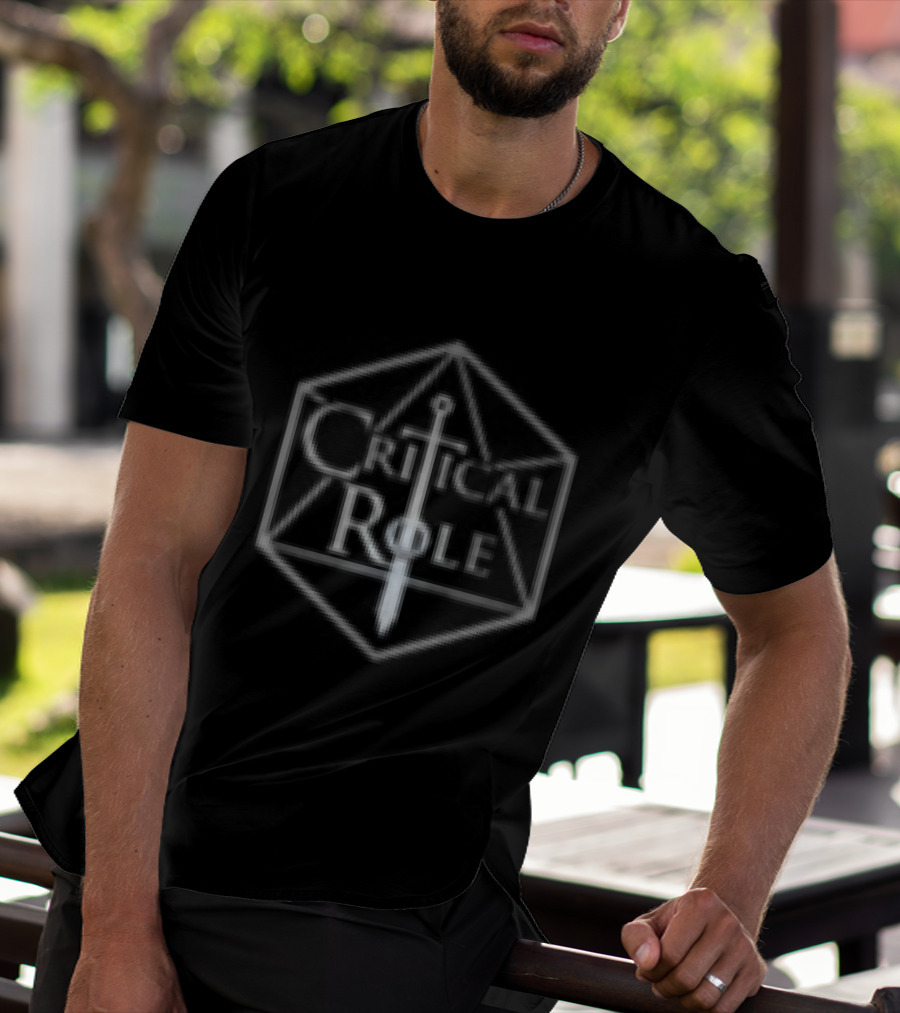 Critical Role Campaign 4 Roll Call Hexagonal Emblem T-Shirt