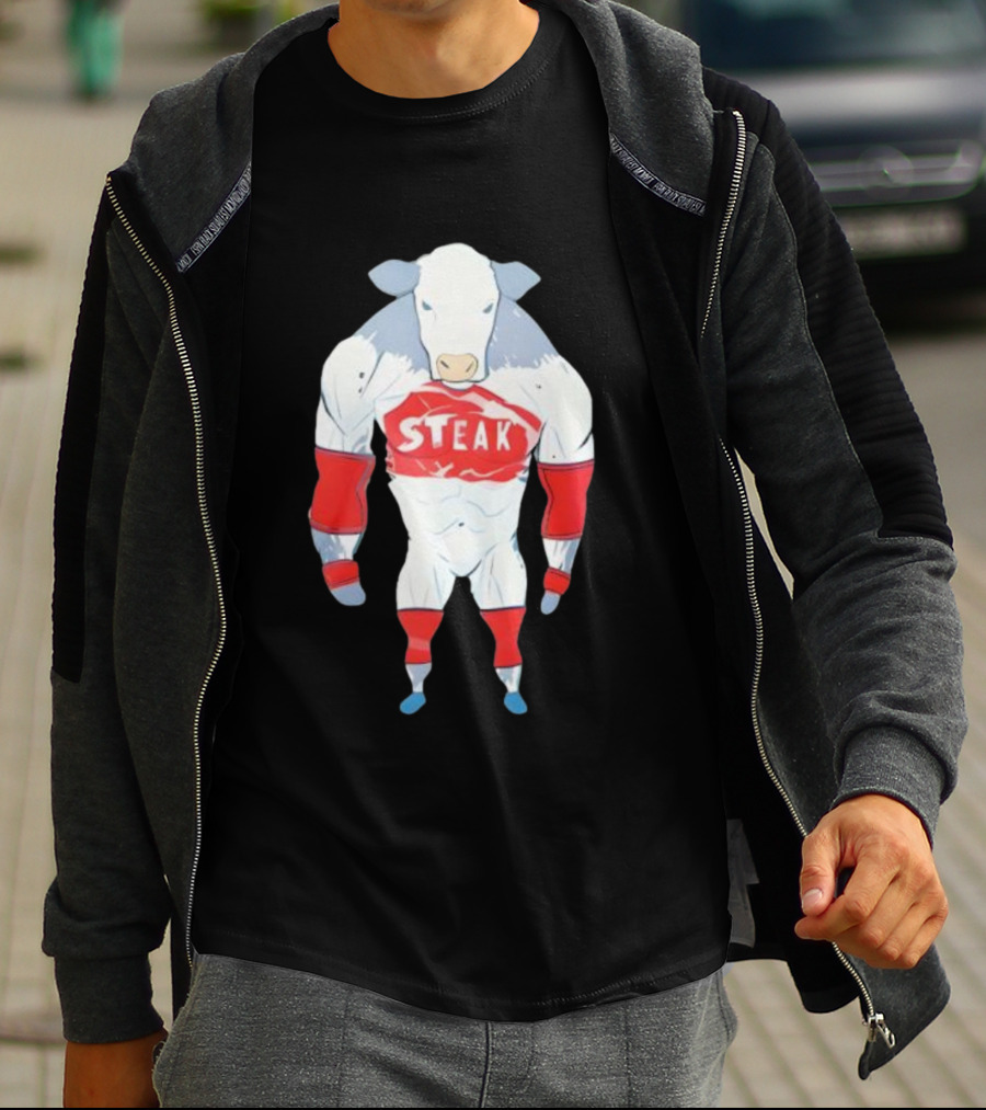 Dr Shawn Baker Cow Steak Muscle Beef Athlete T-Shirt