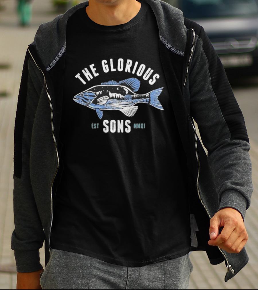 The Glorious Sons Fish Vintage Band Tour Logo T-Shirt