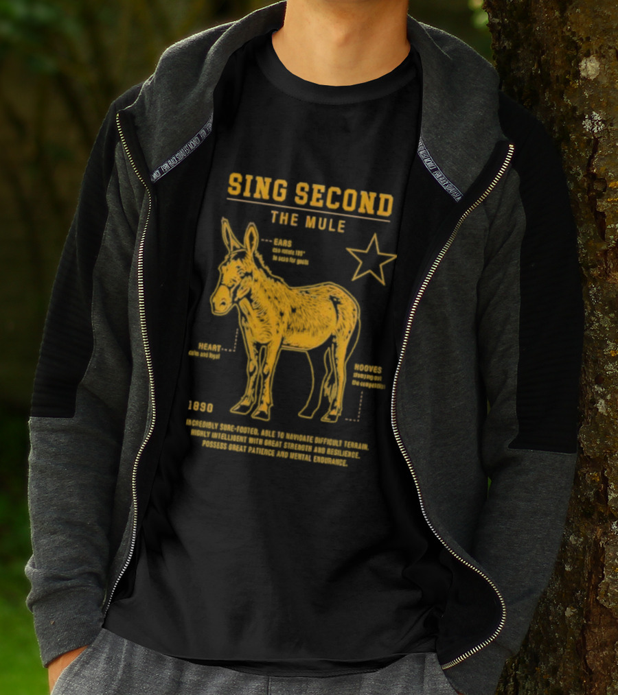 Sing Second The Mule 1890 Star Chart T-Shirt