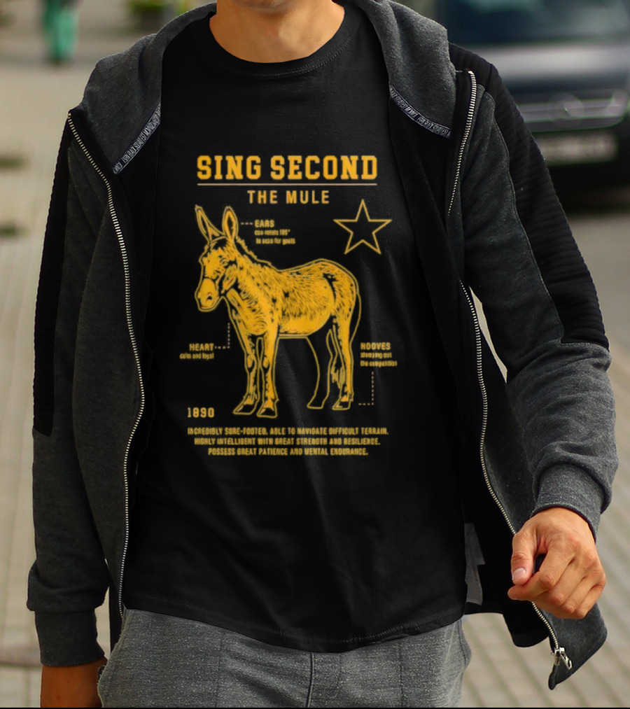 Sing Second The Mule 1890 Star Chart T-Shirt