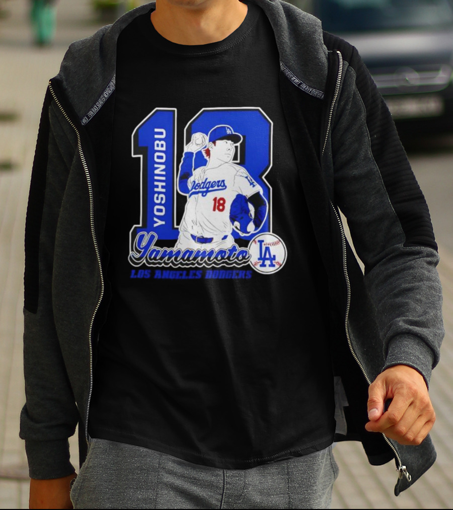 Yoshinobu Yamamoto Dodgers 18 LA Baseball 2025 T-Shirt