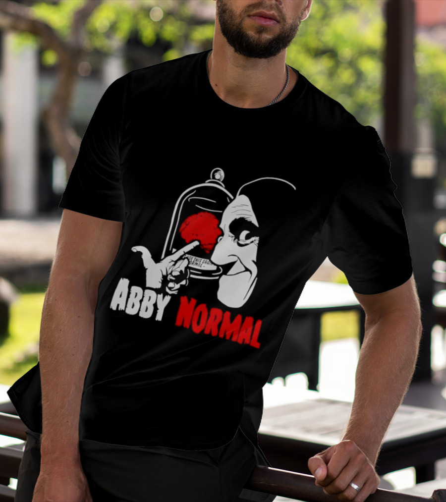Abby Normal Red Brain Young Frankenstein Character настрой T-Shirt