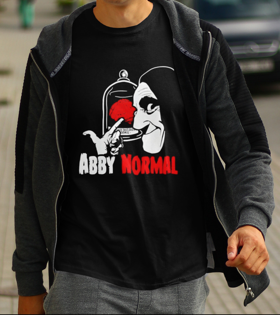 Abby Normal Red Brain Young Frankenstein Character настрой T-Shirt