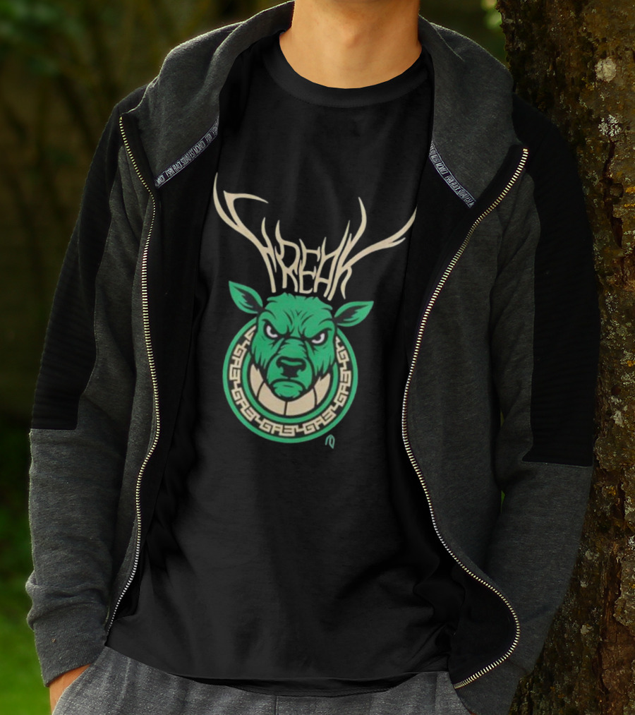 Freak Milwaukee Bucks Giannis Antetokounmpo Deer Player T-Shirt