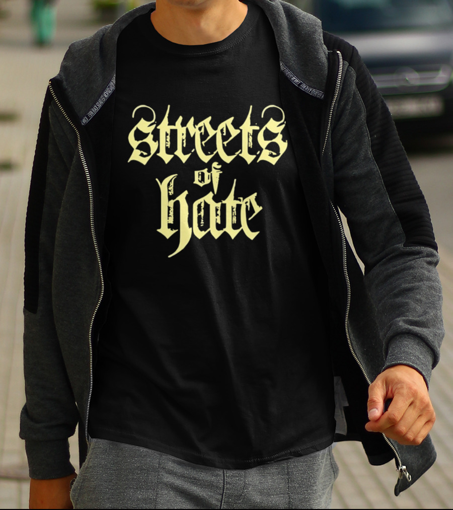 Streets Of Hate No Pressure Gothic Style T-Shirt